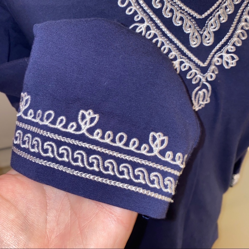 Lily Pulitzer Navy Tunic - Picture 3 of 5